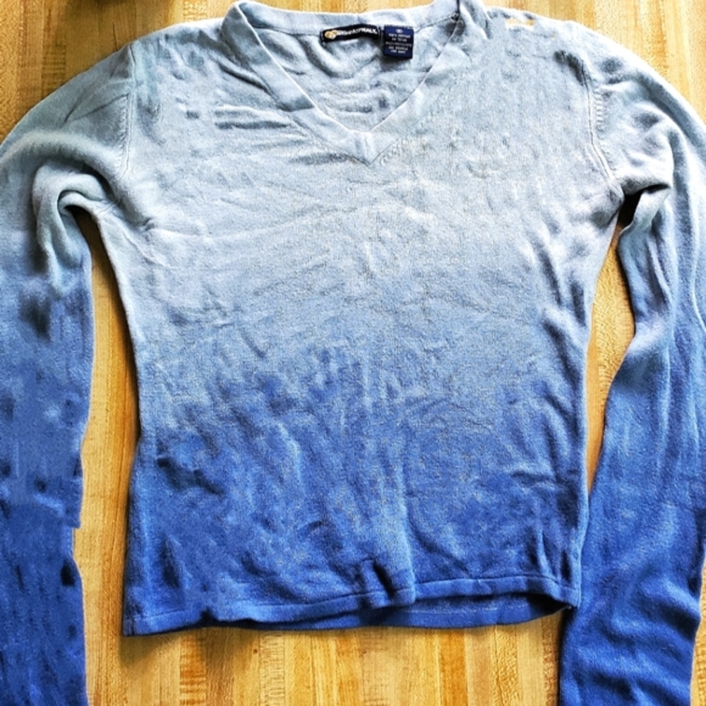 Blue Ombre Sweater